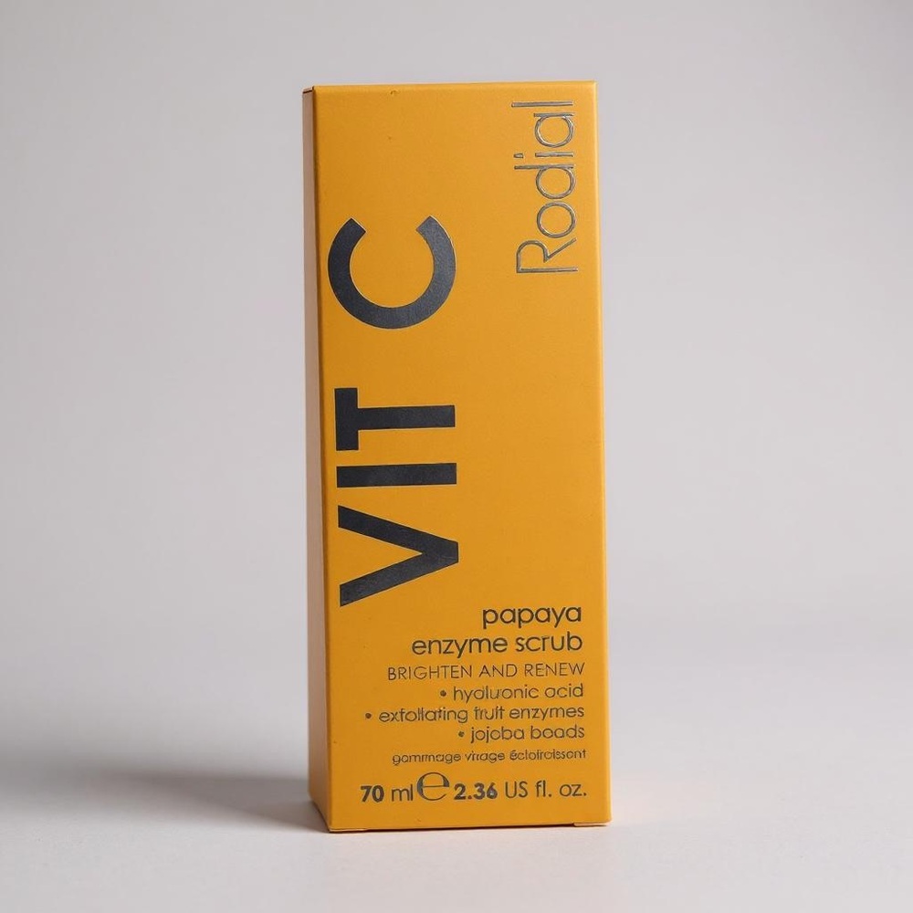 Rodial Vit C Papaya Enzyme Scrub - Yellow